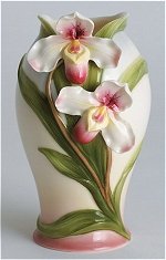 Lady Slipper Orchid Vase Small